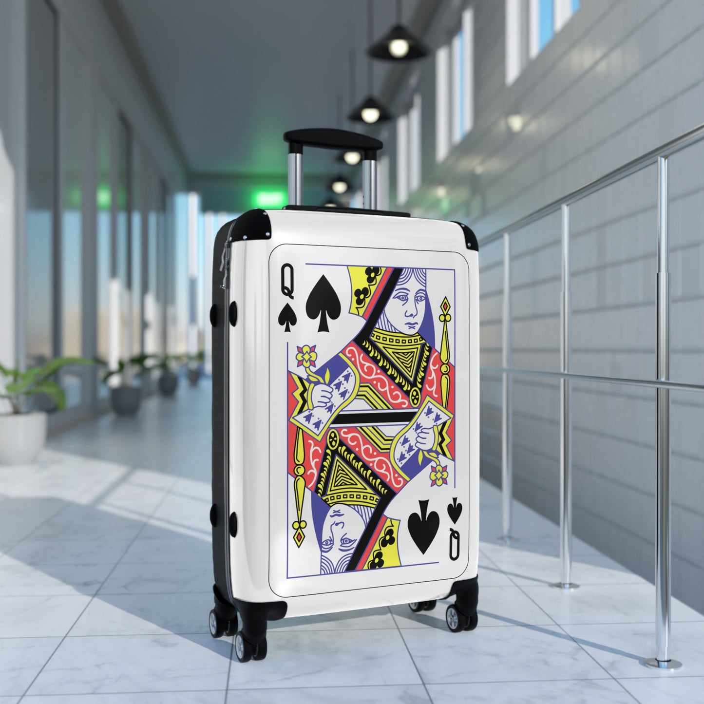 Queen Of Spades Suitcase