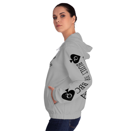 Women’s Full-Zip Hoodie queen of spades