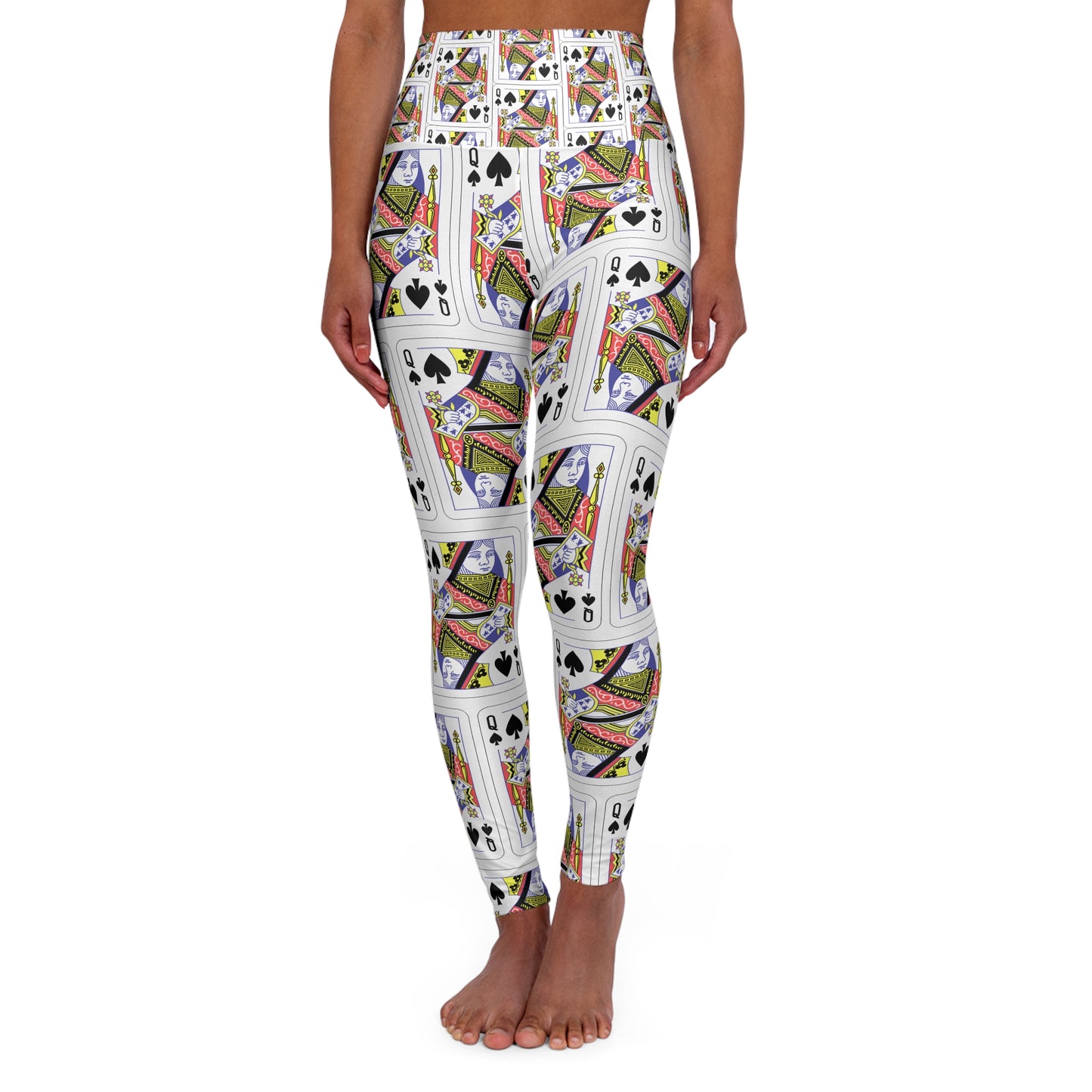 High Waisted Yoga Leggings (AOP)