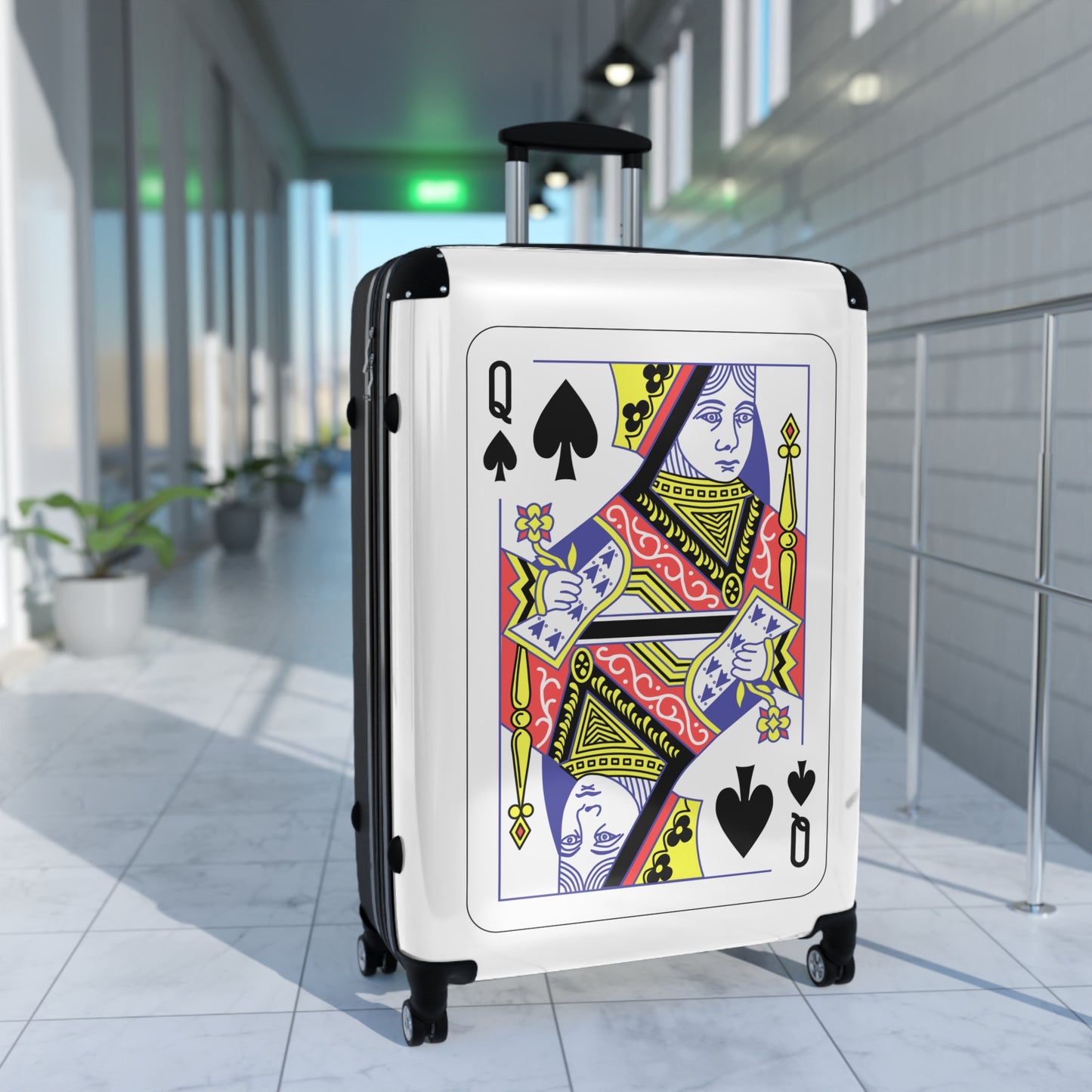 Queen Of Spades Suitcase