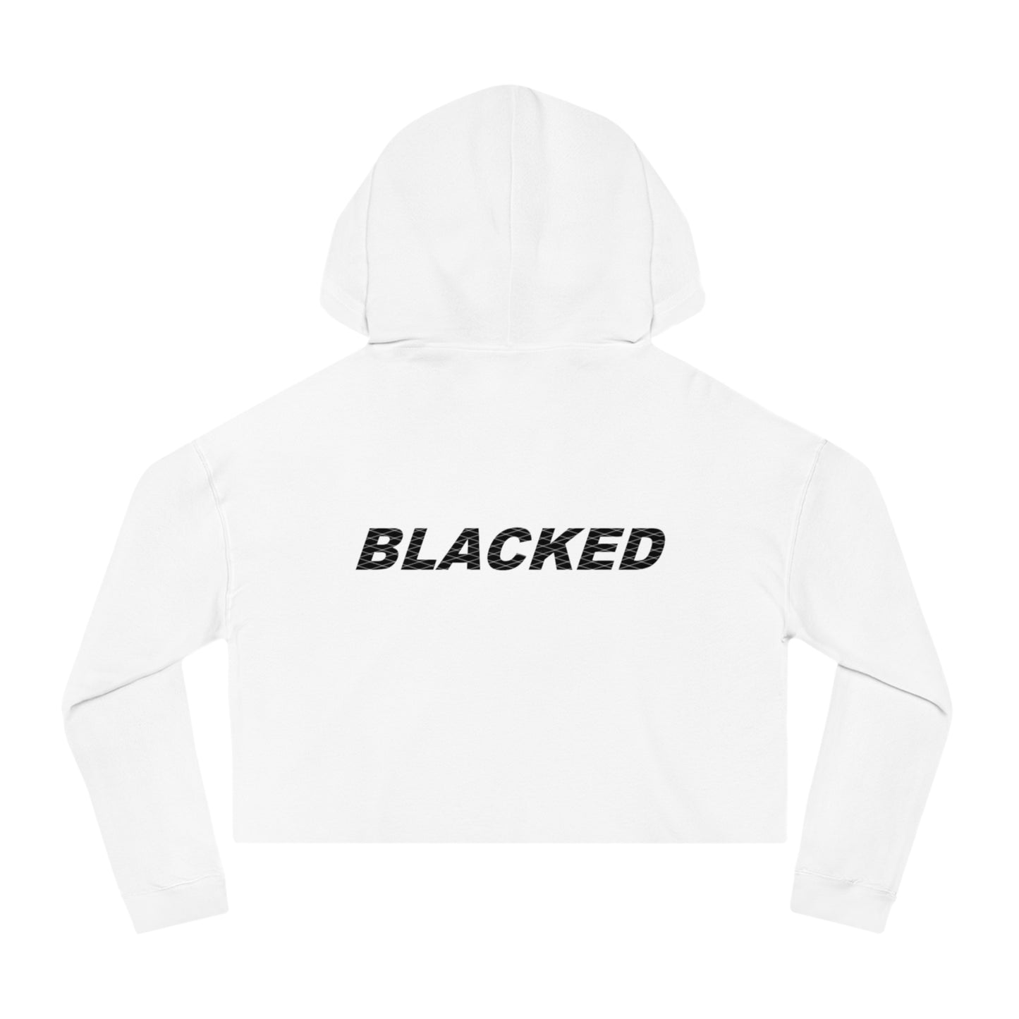 Women’s Cropped Hooded Sweatshirt blacked