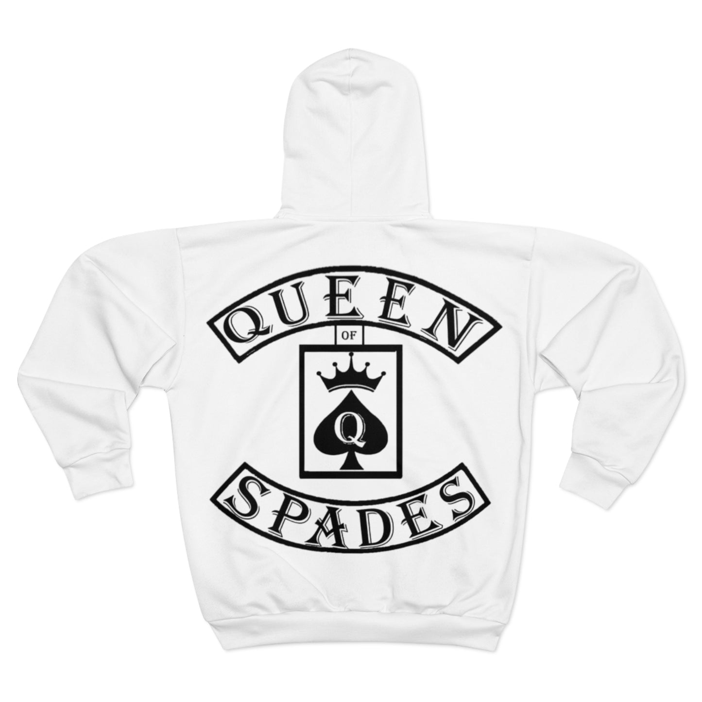 Queen Of Spades Zip Hoodie