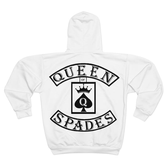 Queen Of Spades Zip Hoodie