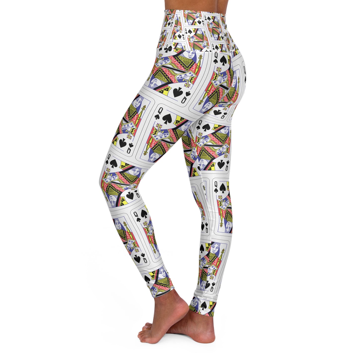 High Waisted Yoga Leggings (AOP)