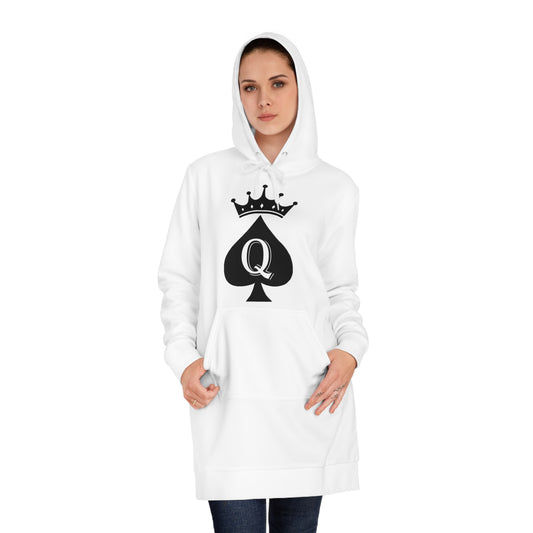 Women's Hoodie Dress Queen Of Spades