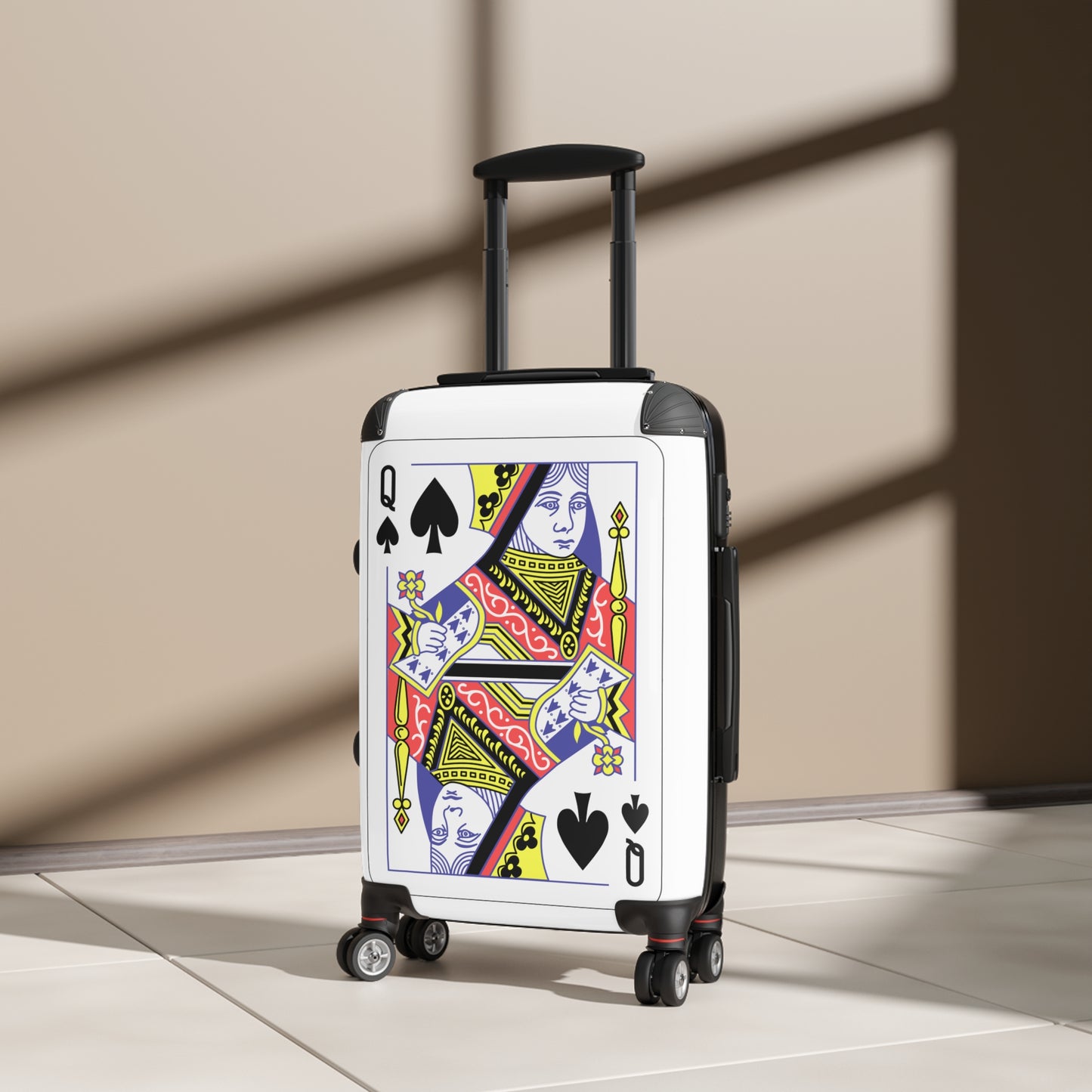 Queen Of Spades Suitcase