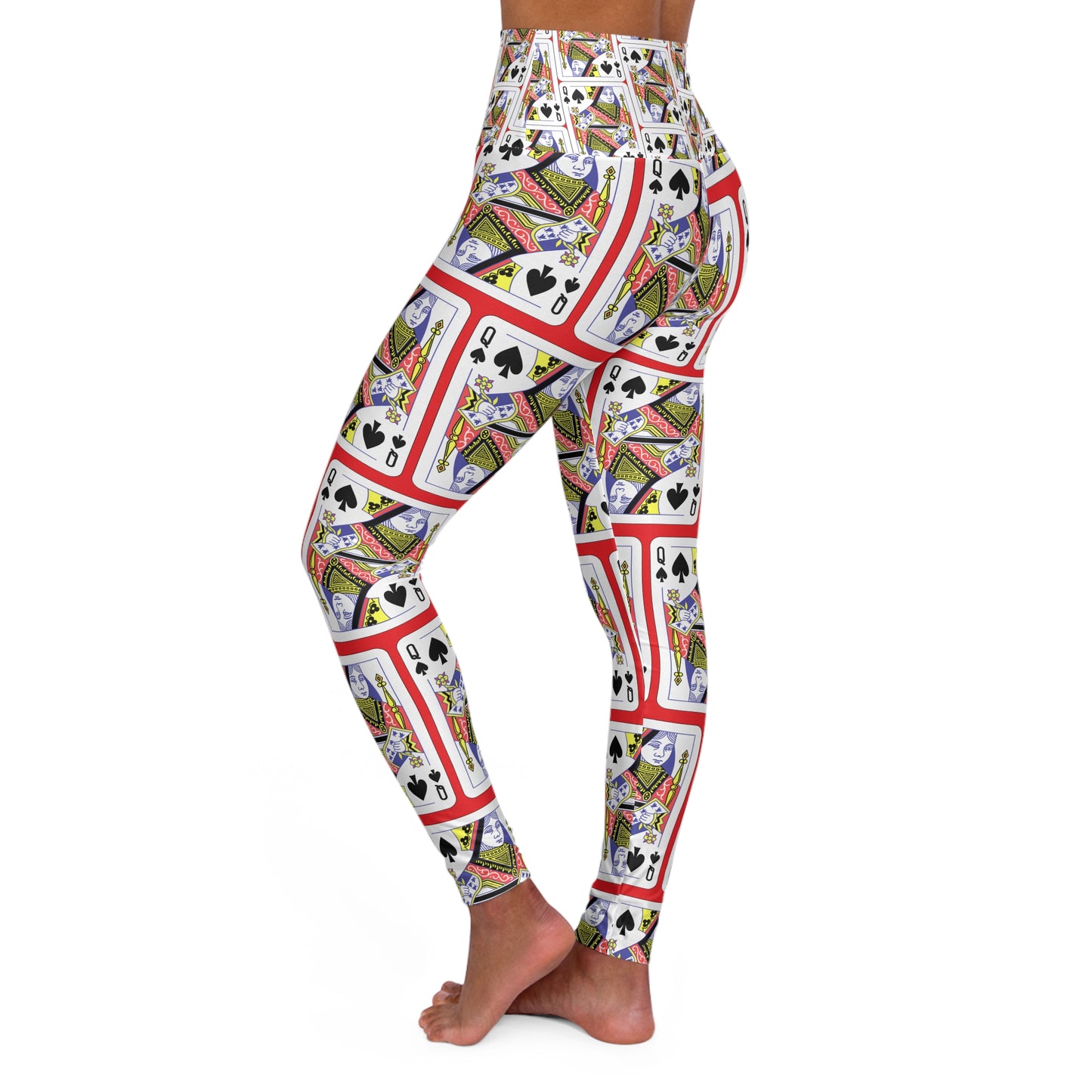 High Waisted Yoga Leggings (AOP)