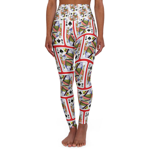 High Waisted Yoga Leggings (AOP)