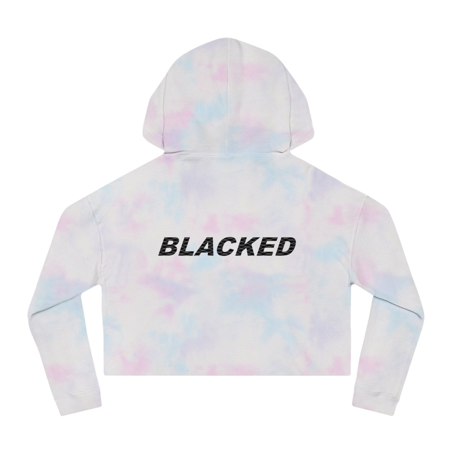 Women’s Cropped Hooded Sweatshirt blacked