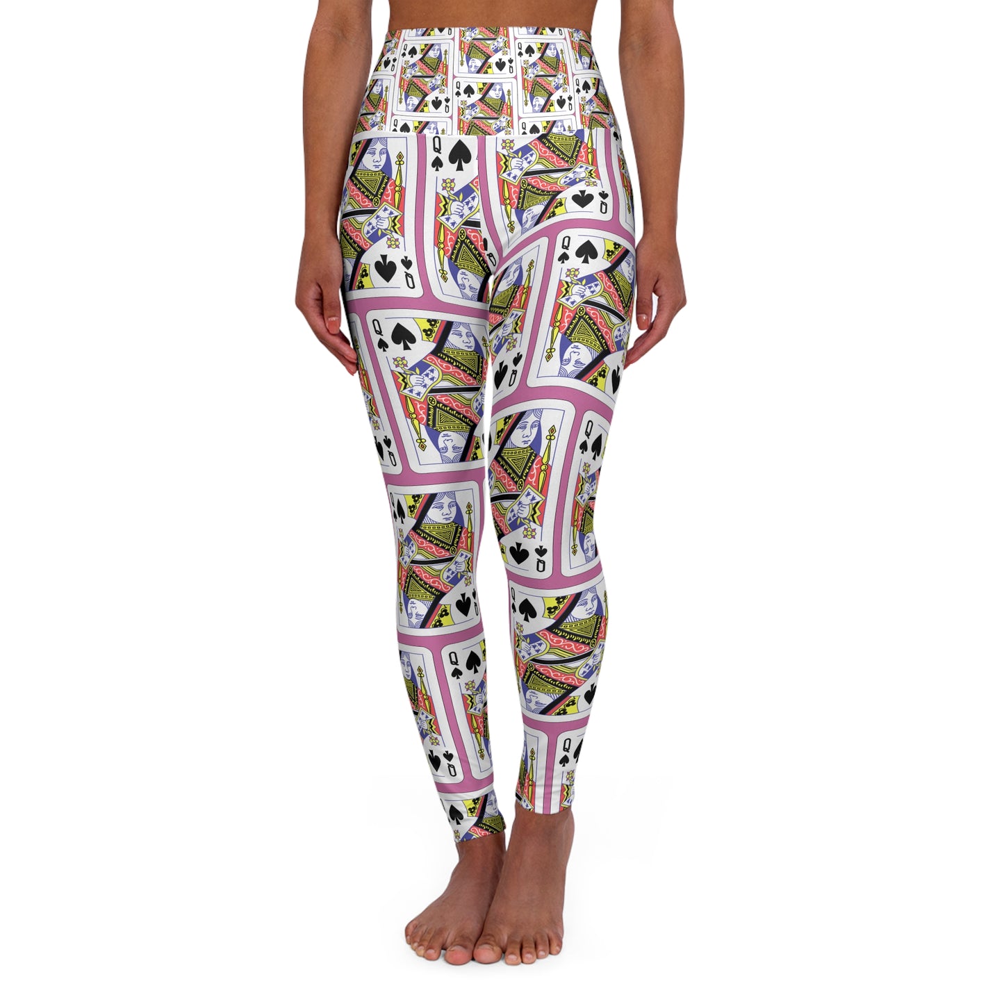 High Waisted Yoga Leggings (AOP)