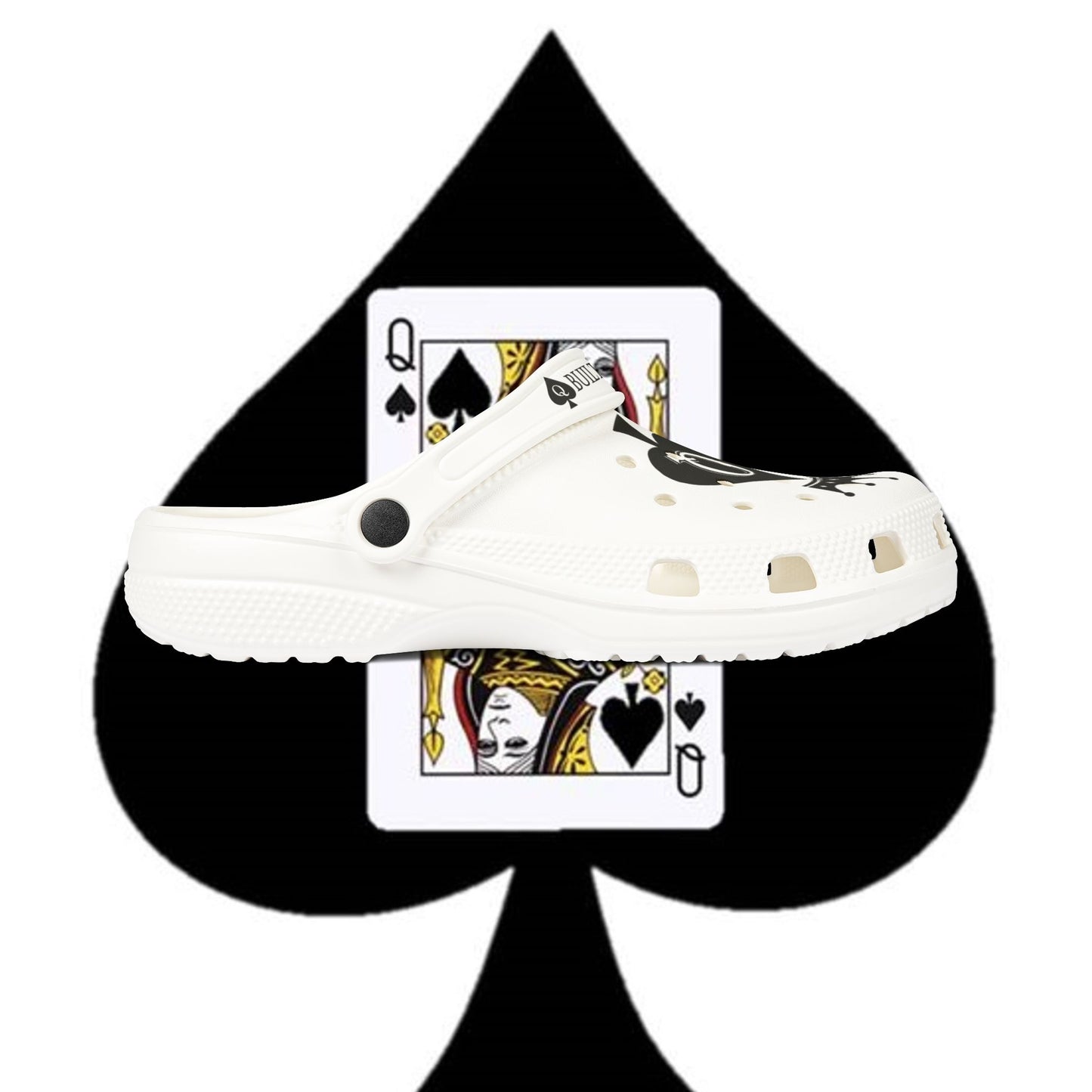 EVA Foam Rubber Queen Of Spades Shoes