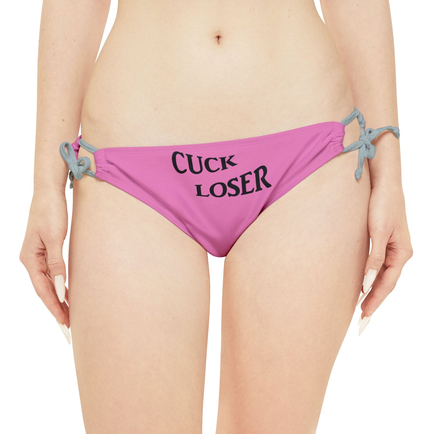 Loop Tie Side Bikini Bottom (AOP)