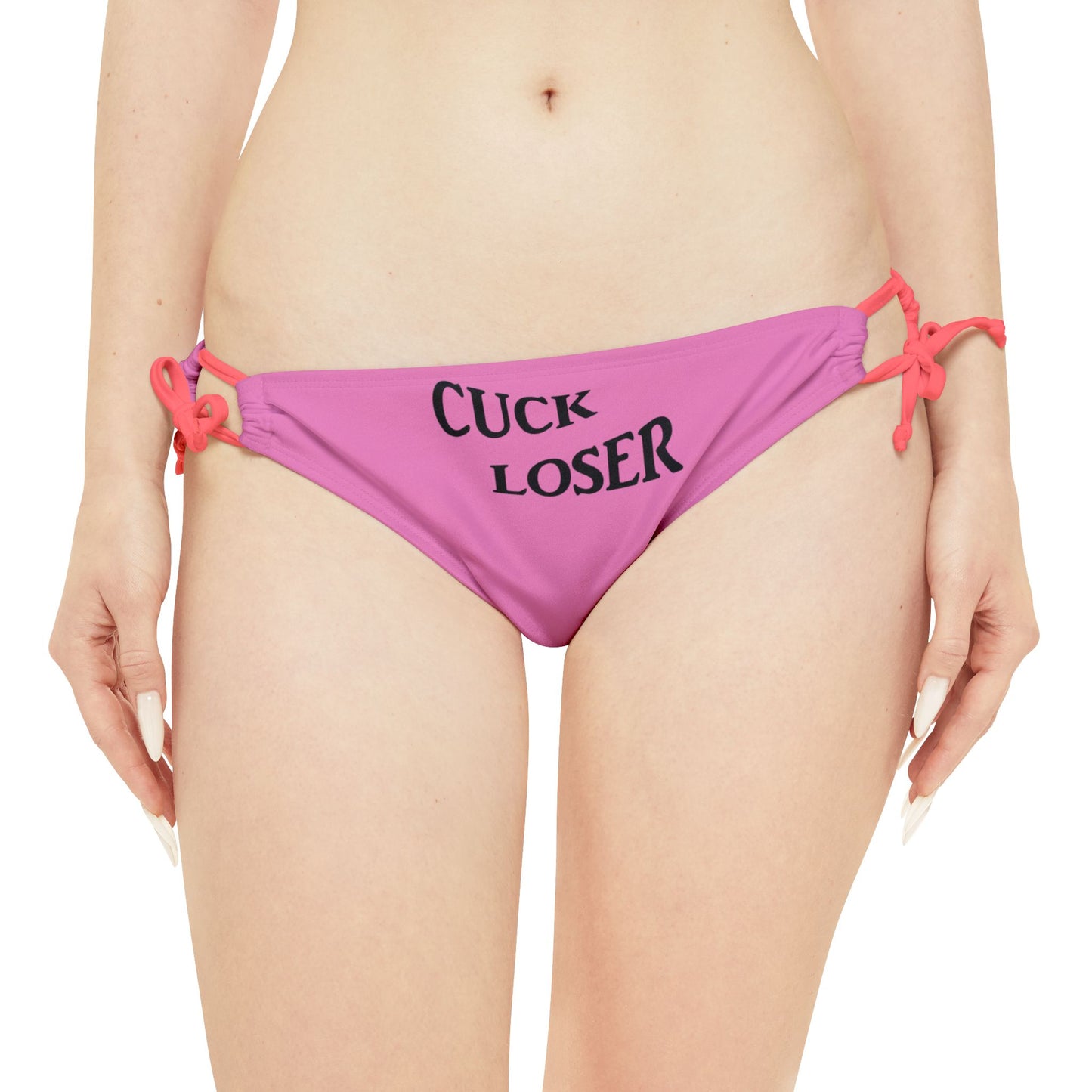 Loop Tie Side Bikini Bottom (AOP)