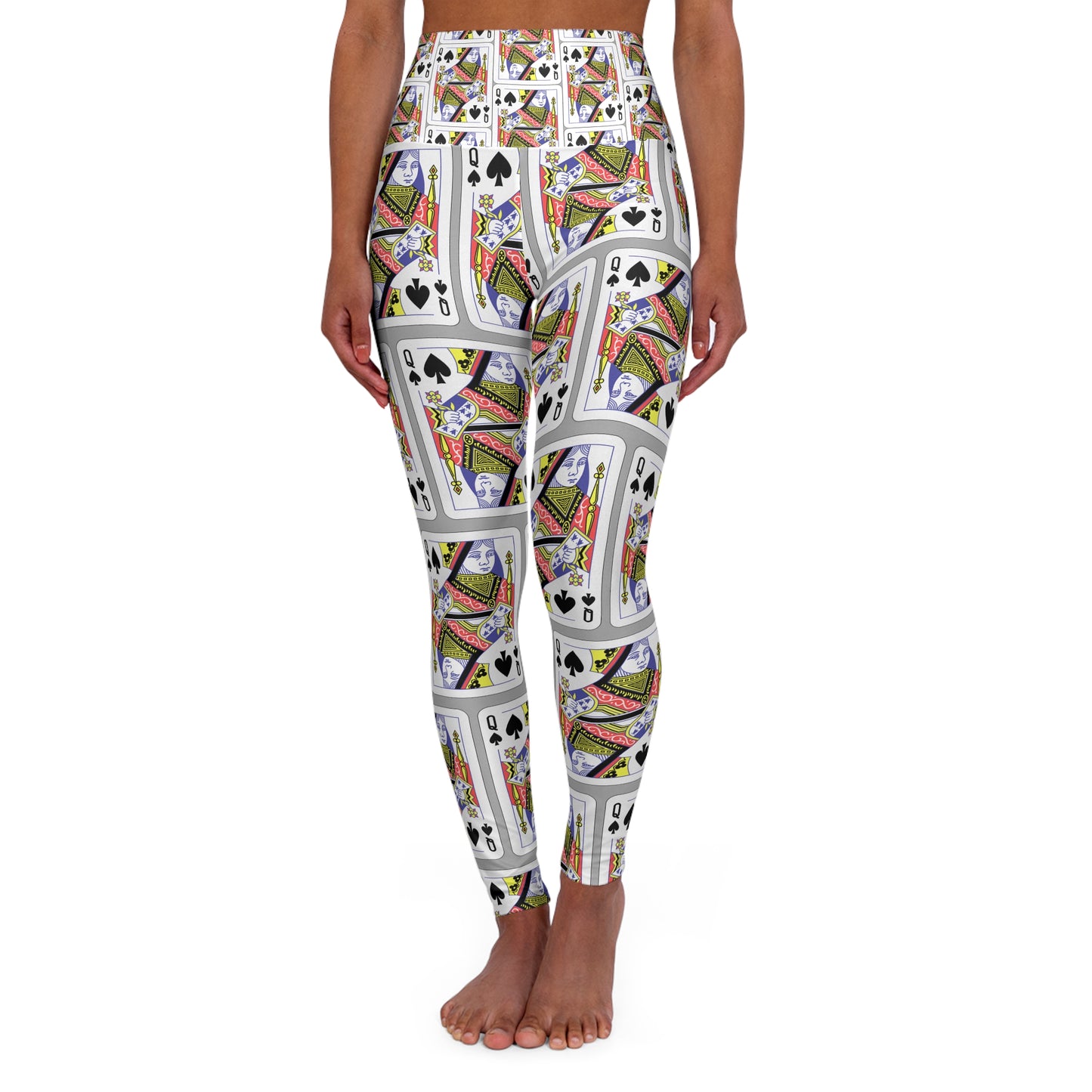 High Waisted Yoga Leggings (AOP)