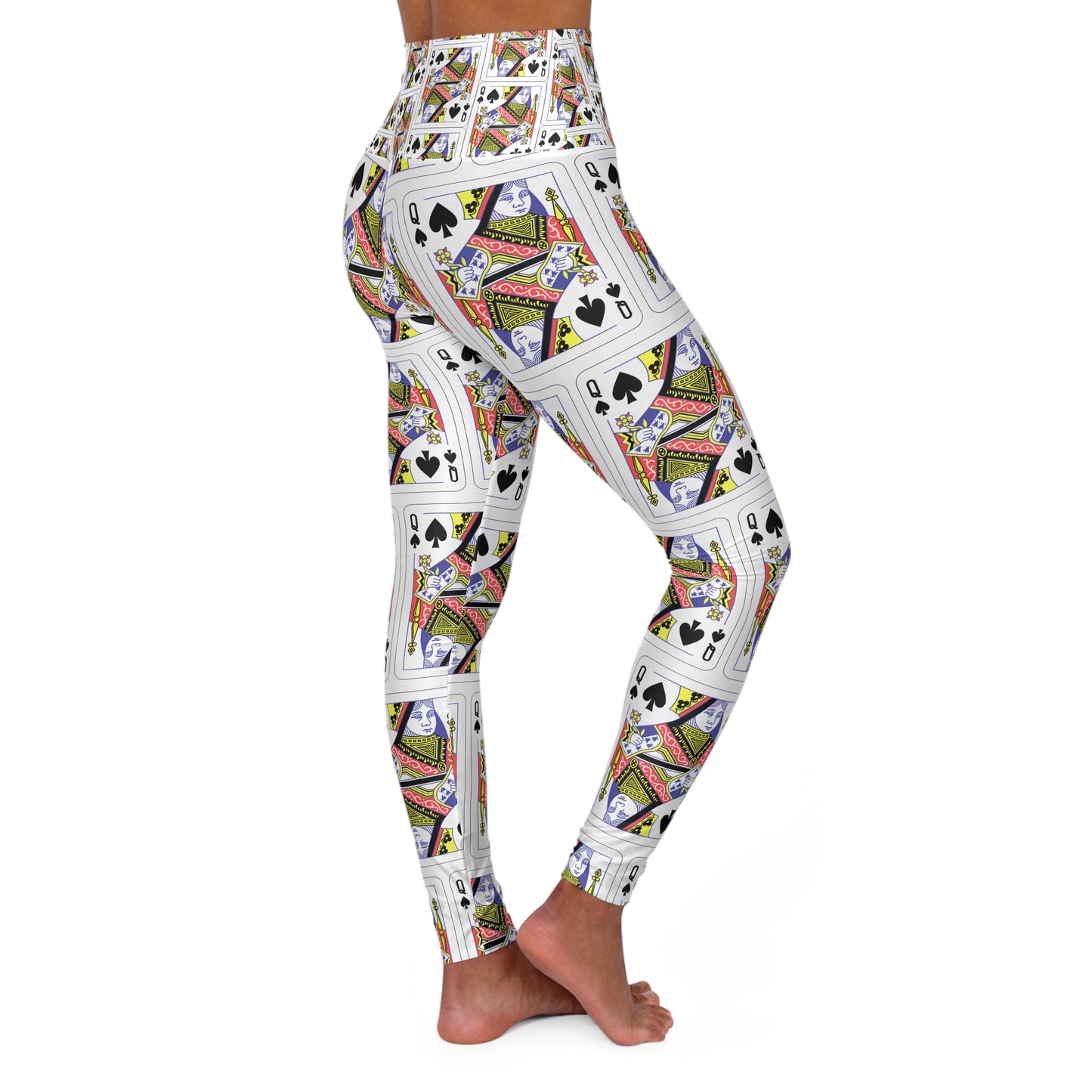 High Waisted Yoga Leggings (AOP)