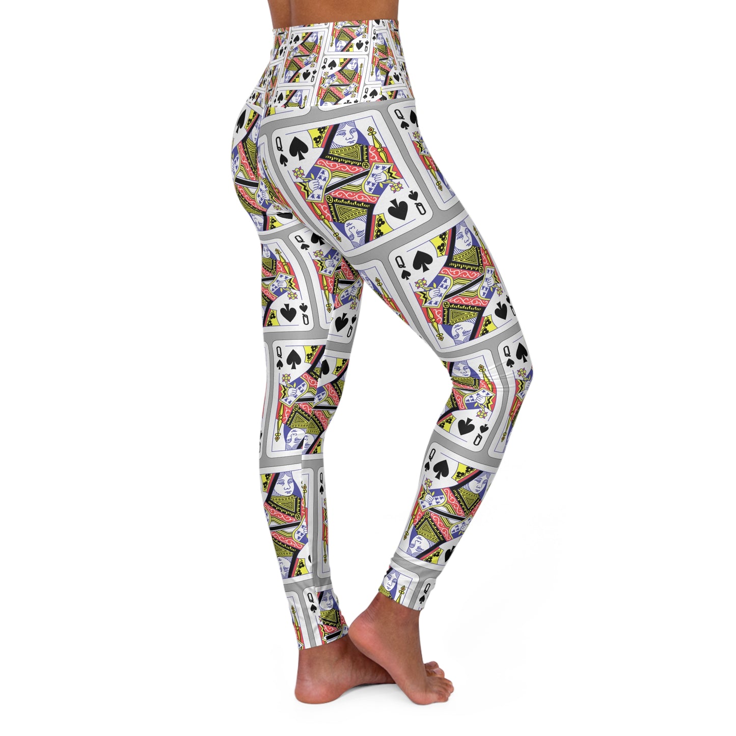 High Waisted Yoga Leggings (AOP)