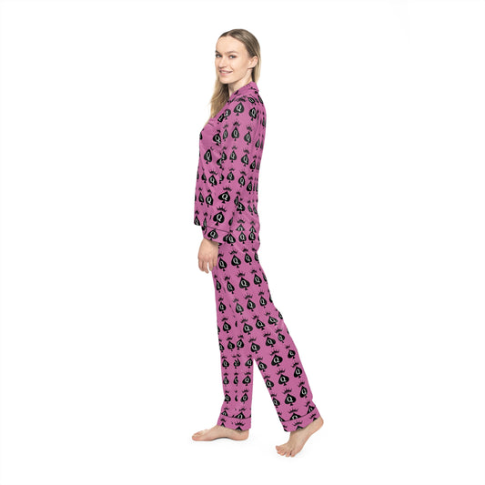 Women's Satin Pajamas (AOP)