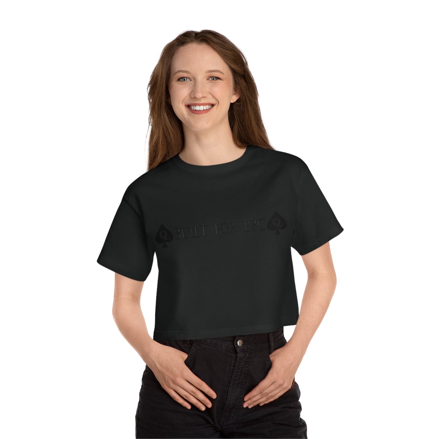 Champion Women's Heritage Cropped T-Shirt Queen Of Spades