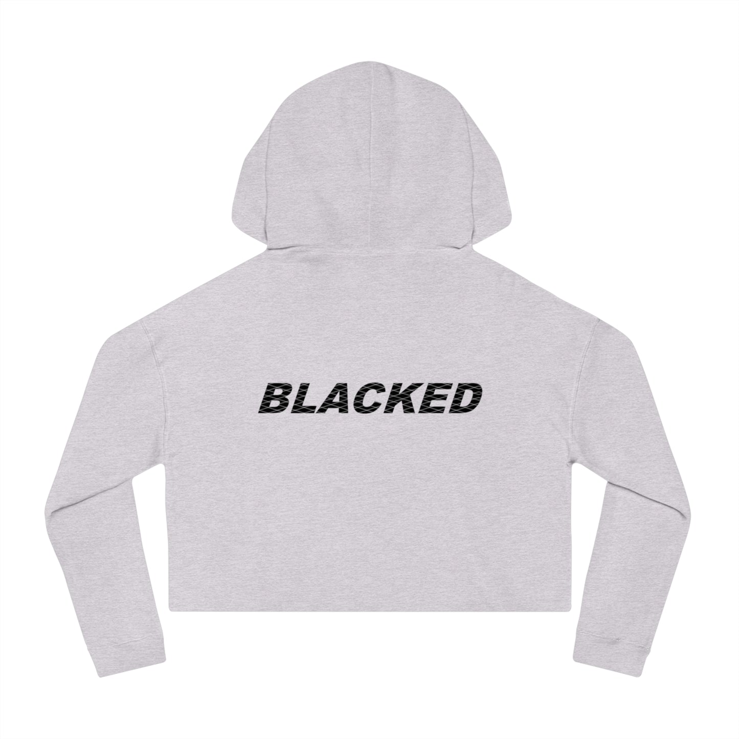 Women’s Cropped Hooded Sweatshirt blacked